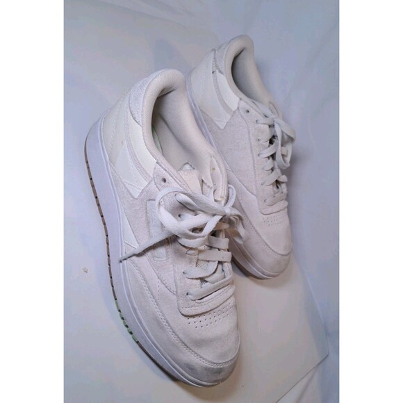 Reebok Club C Revenge Vintage Sneakers Ivory Leather Suede Lace Up FY7297Size 9 - Picture 6 of 9